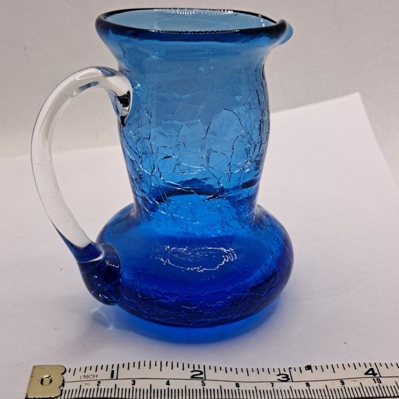 Miniature Blue Pitcher - Picture 2 of 6